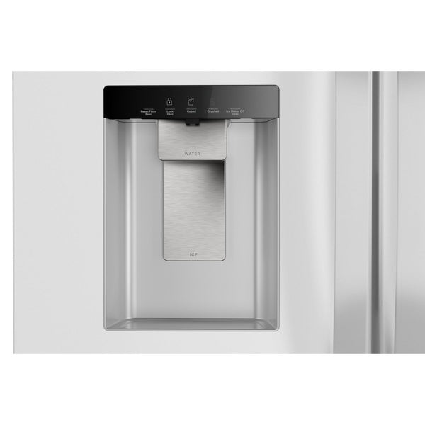 Whirlpool Standard-Depth 29.58-cu ft 3 -Door French Door Refrigerator with Ice Maker with Water and Ice Dispenser ( White ) ENERGY STAR Certified