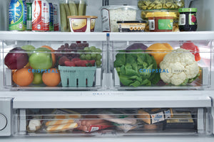 Frigidaire Standard-Depth 27.8-cu ft 3 -Door French Door Refrigerator with Ice Maker with Water and Ice Dispenser ( Stainless Steel ) ENERGY STAR Certified