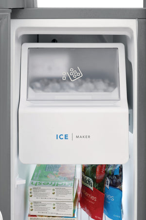 Frigidaire 25.6-cu ft Side-by-Side Refrigerator with Ice Maker ,Water and Ice Dispenser ( Fingerprint Resistant Stainless Steel ) ENERGY STAR Certified