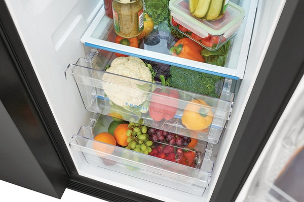Frigidaire Counter-Depth 22.6-cu ft 3 -Door French Door Refrigerator with Ice Maker with Water and Ice Dispenser ( Stainless steel ) ENERGY STAR Certified
