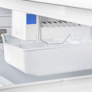 FORNO Standard-Depth 17.5-cu ft 3 -Door French Door Refrigerator with Ice Maker with Ice Dispenser ( Stainless Steel )