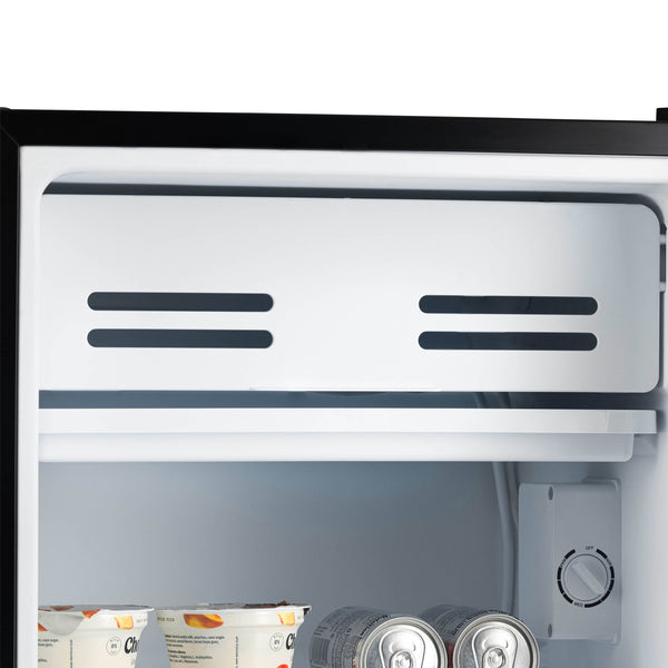 NewAir Mini Fridges 3.3-cu ft Mini Fridge with Freezer ( Gray ) ENERGY STAR