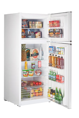 UNIQUE Classic Retro by Unique 14-cu ft Top-Freezer Refrigerator ( Marshmallow White )