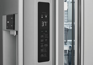 Frigidaire Professional Standard-Depth 27.8-cu ft 3 -Door French Door Refrigerator with Dual Ice Maker with Water and Ice Dispenser ( Smudge-Proof Stainless Steel ) ENERGY STAR Certified