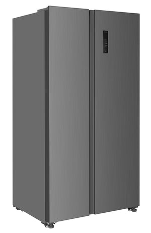 Impecca 18.8-cu ft Counter-Depth Side-by-Side Refrigerator Built-In ( Stainless steel )