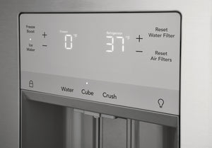 Frigidaire Standard-Depth 27.8-cu ft 3 -Door French Door Refrigerator with Ice Maker with Water and Ice Dispenser ( Stainless Steel ) ENERGY STAR Certified