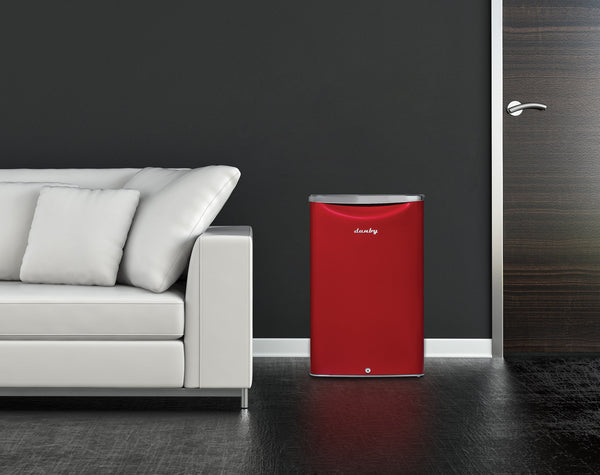 Danby 4.4-cu ft Mini Fridge ( Metallic Red ) ENERGY STAR