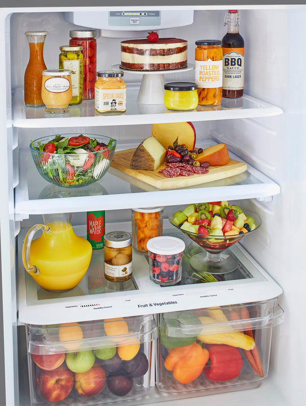 LG 20.2-cu ft Top-Freezer Refrigerator with Ice Maker ( Stainless Steel ) ENERGY STAR Certified