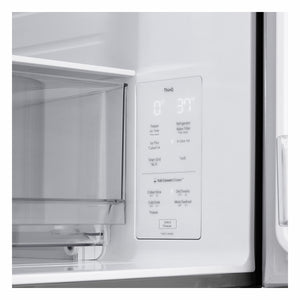 LG Standard-Depth 28.6-cu ft 4 -Door Smart Compatible French Door Refrigerator with Dual Ice Maker with Water and Ice Dispenser ( PrintProof Stainless Steel ) ENERGY STAR Certified
