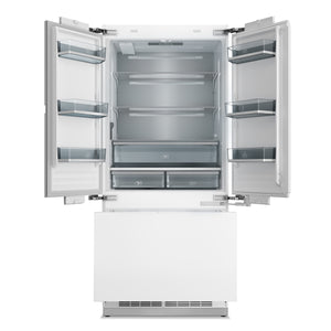 Thor Kitchen Counter-Depth 19.6-cu ft 3 -Door Built-In French Door Refrigerator with Ice Maker with Water Dispenser ( Custom panel ready ) ENERGY STAR Certified