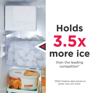 Frigidaire Gallery 26-cu ft Side-by-Side Refrigerator with Ice Maker and Water Dispenser ( Smudge-Proof Stainless Steel ) ENERGY STAR Certified