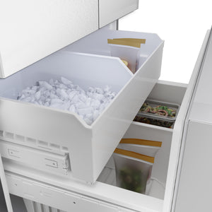 Bosch Counter-Depth 300 Series 21.6-cu ft 3 -Door Built-In Smart Compatible French Door Refrigerator with Ice Maker with Water and Ice Dispenser ( Stainless Steel ) ENERGY STAR Certified