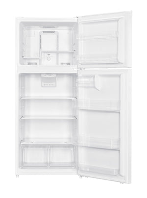 Impecca 17-cu ft Counter-Depth Top-Freezer Refrigerator Built-In ( White )