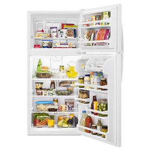 Whirlpool 18.2-cu ft Top-Freezer Refrigerator with Ice Maker ( White )