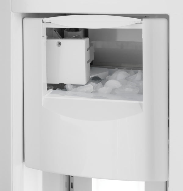 Cafe 28.7-cu ft Counter-Depth Side-by-Side Refrigerator Built-In Smart Compatible with Ice Maker ,Water and Ice Dispenser ( Stainless Steel )