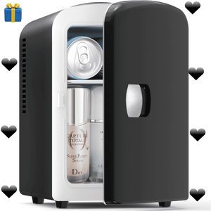 COWSAR 0.14-cu ft Mini Fridge ( Black )