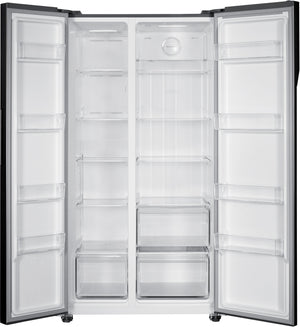 Frigidaire 21.4-cu ft Counter-Depth Side-by-Side Refrigerator ( Fingerprint-Resistant Stainless Look )