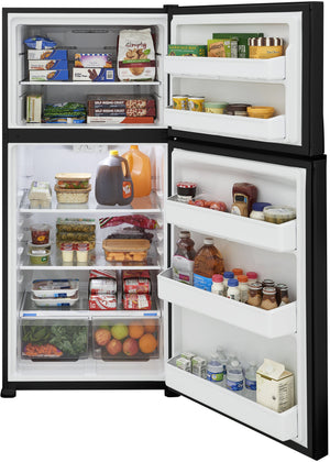 Frigidaire 20-cu ft Top-Freezer Refrigerator ( Black ) Garage Ready ENERGY STAR Certified