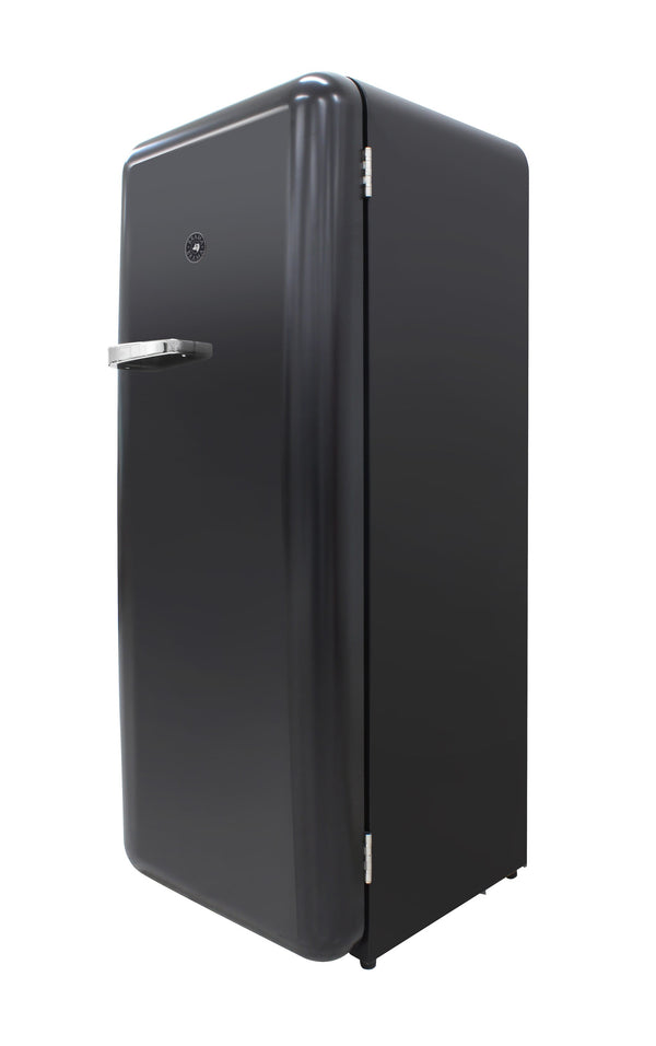 Brama 9.9-cu ft Counter-Depth Top-Freezer Refrigerator ( Black )