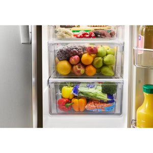 Whirlpool 28.7-cu ft Side-by-Side Refrigerator with Ice Maker ,Water and Ice Dispenser ( Black )
