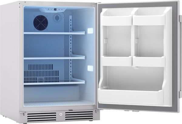 Zephyr Presrv 5.6-cu ft Built-In Mini Fridge ( Stainless Steel ) Garage Ready ENERGY STAR