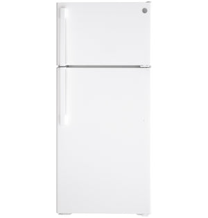 GE 16.6-cu ft Top-Freezer Refrigerator ( White )