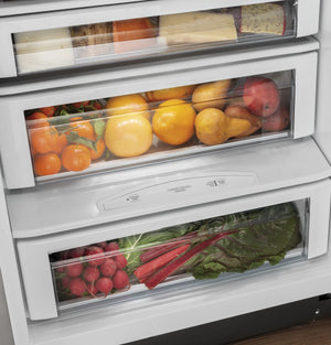 Cafe 21.9-cu ft Counter-Depth Side-by-Side Refrigerator with Ice Maker ,Water and Ice Dispenser ( Stainless Steel )