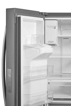 Kenmore Standard-Depth 28.6-cu ft 3 -Door French Door Refrigerator with Ice Maker with Water and Ice Dispenser ( Stainless steel ) ENERGY STAR Certified