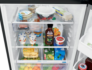 Frigidaire 18.3-cu ft Top-Freezer Refrigerator ( Stainless Steel ) Garage Ready