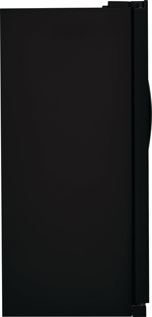 Frigidaire 22.3-cu ft Side-by-Side Refrigerator with Ice Maker ,Water and Ice Dispenser ( Black ) ENERGY STAR Certified