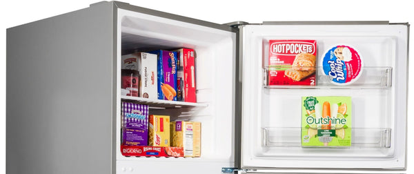 Premium Levella 11.6-cu ft Counter-Depth Top-Freezer Refrigerator ( Stainless steel )