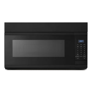 Amana 18.2-cu ft Top-Freezer Refrigerator & Electric Range Suit in Black
