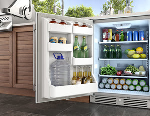 Zephyr Presrv 5.6-cu ft Built-In Mini Fridge ( Stainless Steel ) Garage Ready ENERGY STAR