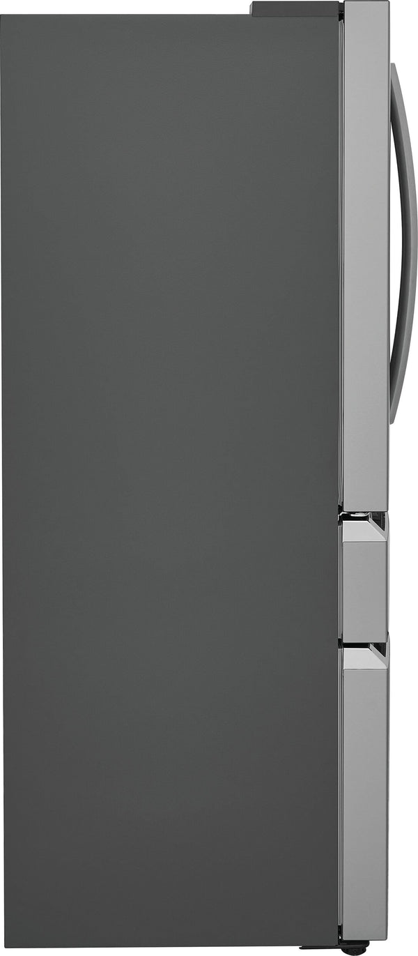 Frigidaire Gallery Counter-Depth 22.1-cu ft 4 -Door French Door Refrigerator with Ice Maker with Water Dispenser ( Fingerprint Resistant Stainless Steel ) ENERGY STAR Certified
