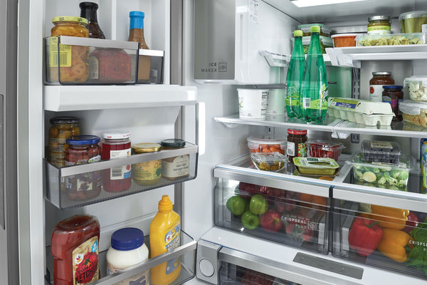 Frigidaire Professional Counter-Depth 22.6-cu ft 3 -Door French Door Refrigerator with Dual Ice Maker with Water and Ice Dispenser ( Smudge-Proof Stainless Steel ) ENERGY STAR Certified