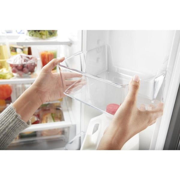 Whirlpool Standard-Depth 19.7-cu ft 3 -Door French Door Refrigerator with Ice Maker with Water Dispenser ( Fingerprint Resistant Stainless Steel )
