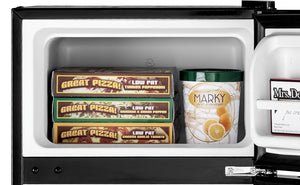 GE 3.1-cu ft Mini Fridge with Freezer ( CleanSteel ) ENERGY STAR