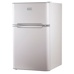 BLACK+DECKER 3.1-cu ft Mini Fridge with Freezer ( White ) ENERGY STAR
