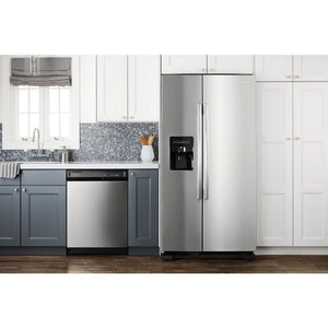Amana 21.4-cu ft Side-by-Side Refrigerator with Ice Maker ,Water and Ice Dispenser ( Stainless Steel )