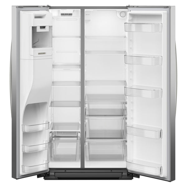 Whirlpool 28.7-cu ft Side-by-Side Refrigerator with Ice Maker ,Water and Ice Dispenser ( Fingerprint Resistant Stainless Finish )