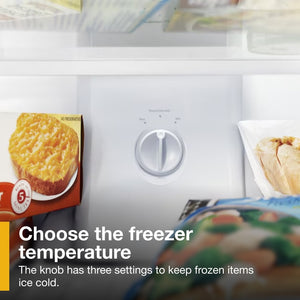 Whirlpool 18.2-cu ft Top-Freezer Refrigerator ( Black )