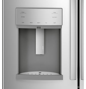 GE Profile Standard-Depth 27.8-cu ft 3 -Door French Door Refrigerator with Ice Maker with Water and Ice Dispenser and Door within Door ( Stainless Steel )