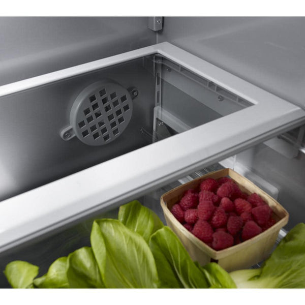 KitchenAid Standard-Depth 20.8-Cu. Feet 3 -Door Built-In French Door Refrigerator with Ice Maker ( Black Stainless Steel with PRINTSHIELD Finish )