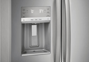 Frigidaire Gallery 25.6-cu ft Side-by-Side Refrigerator with Ice Maker ,Water and Ice Dispenser ( Fingerprint Resistant Stainless Steel ) ENERGY STAR Certified