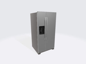 Amana 21.4-cu ft Side-by-Side Refrigerator with Ice Maker ,Water and Ice Dispenser ( Stainless Steel )