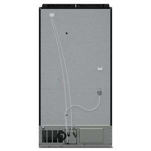 Whirlpool Counter-Depth 20-cu ft 3 -Door French Door Refrigerator with Ice Maker ( Black Stainless Steel ) ENERGY STAR Certified