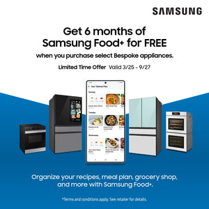 Samsung Bespoke Counter-Depth Family Hub 22.5-cu ft 4 -Door Smart Compatible French Door Refrigerator with Dual Ice Maker with Water Dispenser and Door within Door ( Stainless steel ) ENERGY STAR Certified