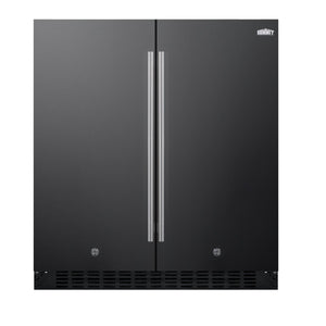 Summit Appliance 5.4-cu ft Built-In Mini Fridge with Freezer ( Black )