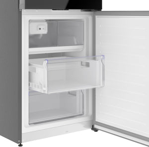 Bosch 800 Series 13-cu ft Counter-Depth Built-In Bottom-Freezer Refrigerator with Ice Maker ( Black ) ENERGY STAR Certified