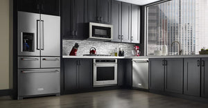 KitchenAid Standard-Depth 25.8-cu ft 5 -Door French Door Refrigerator with Ice Maker with Water and Ice Dispenser ( Stainless steel )